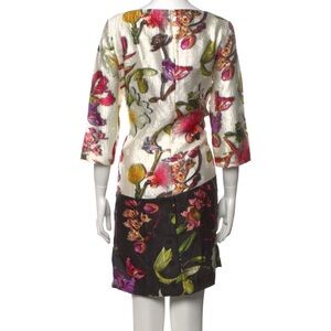 Escada silk mini dress size 8